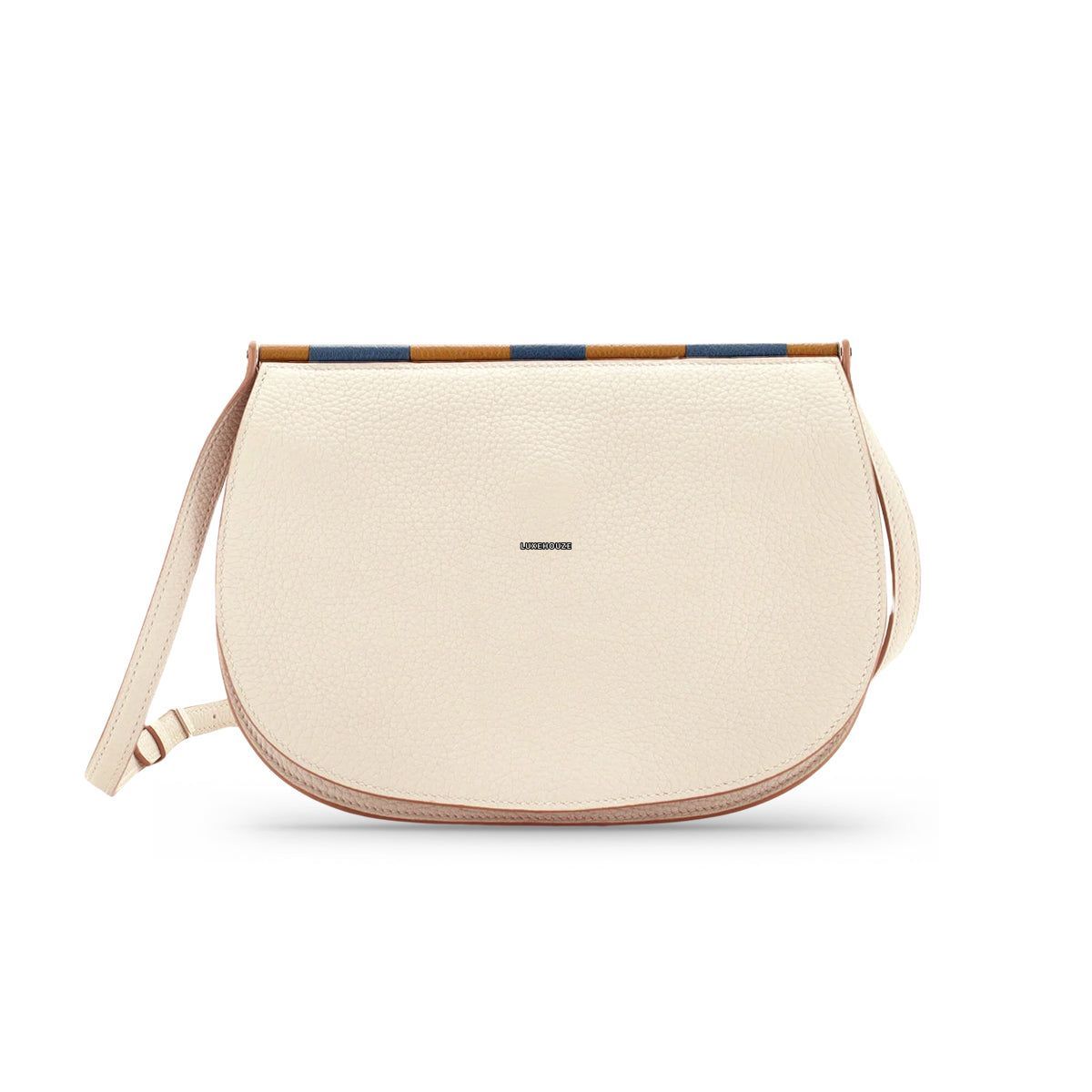 Hermes Saut 25 Crossbody Nata Clemènce PHW Z