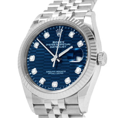 Rolex Datejust 36 126234G Blue Motif Jubilee