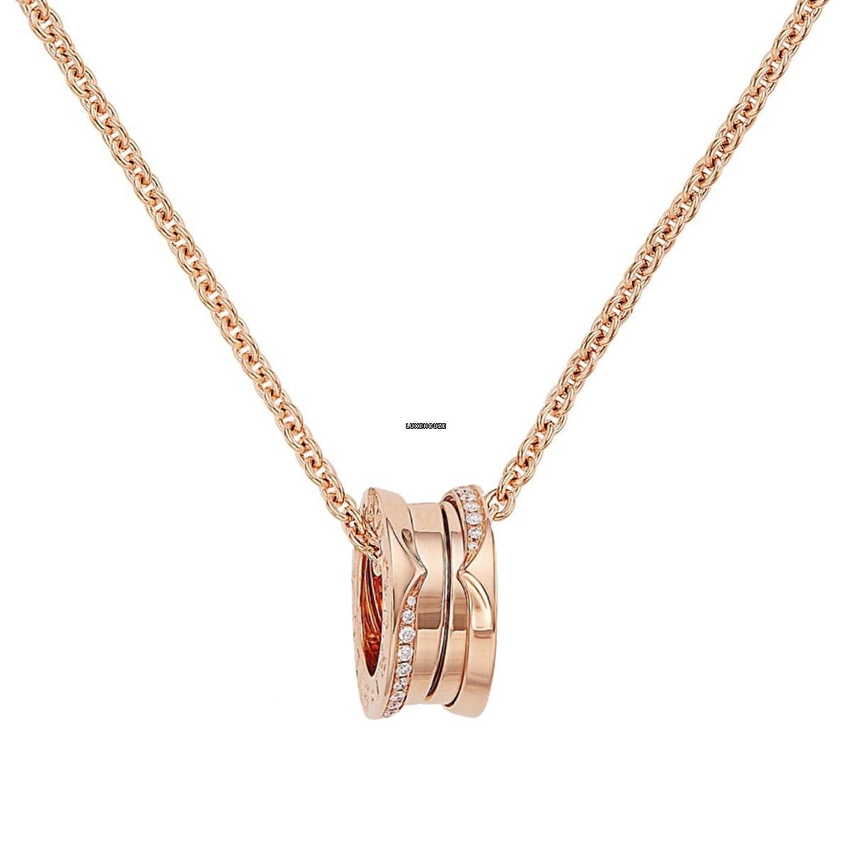 Bulgari B.ZERO1 NECKLACE 359292 Rose Gold