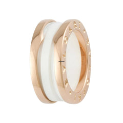 Bulgari B.ZERO1 RING 347011 Rose Gold / Ceramic