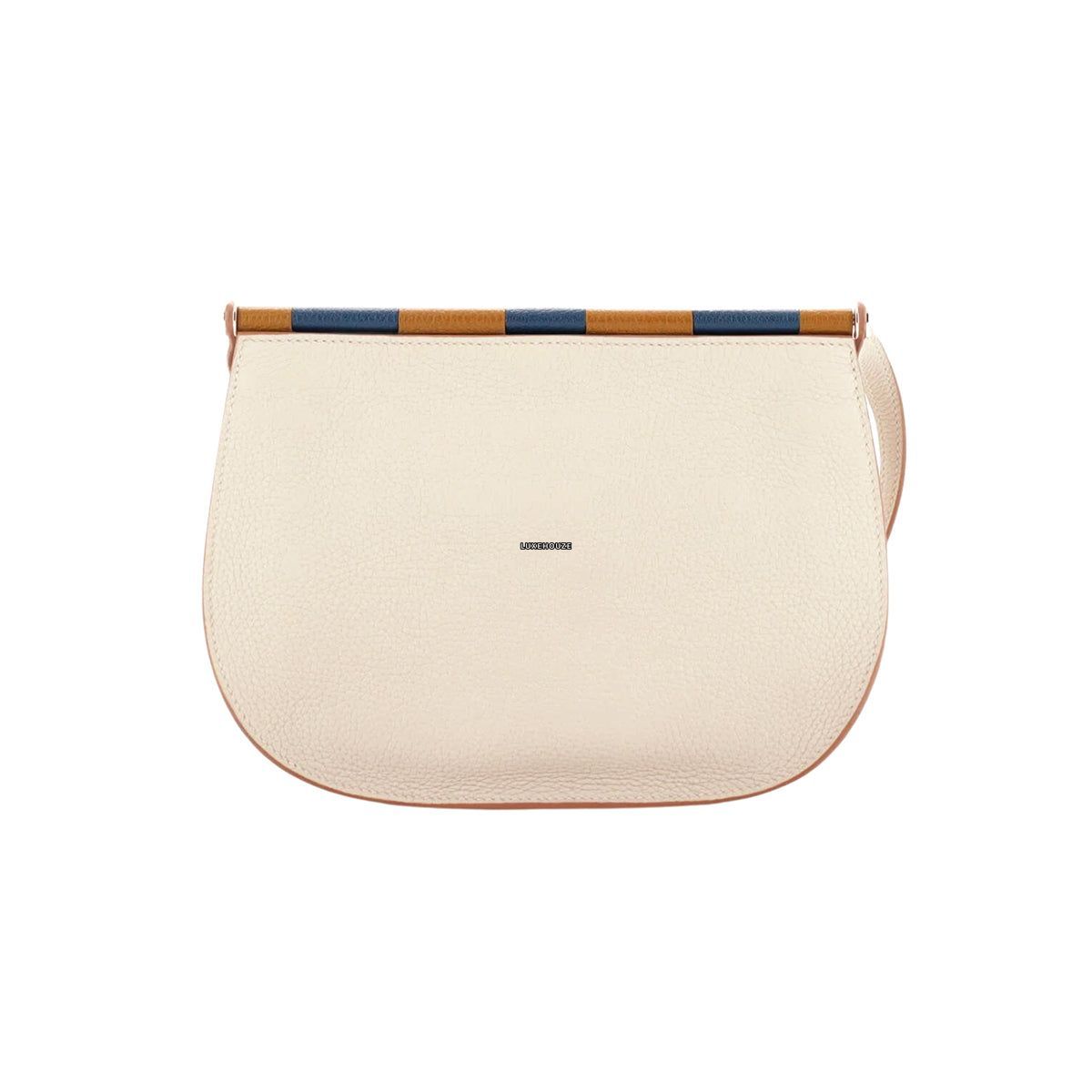 Hermes Saut 25 Crossbody Nata Clemènce PHW Z