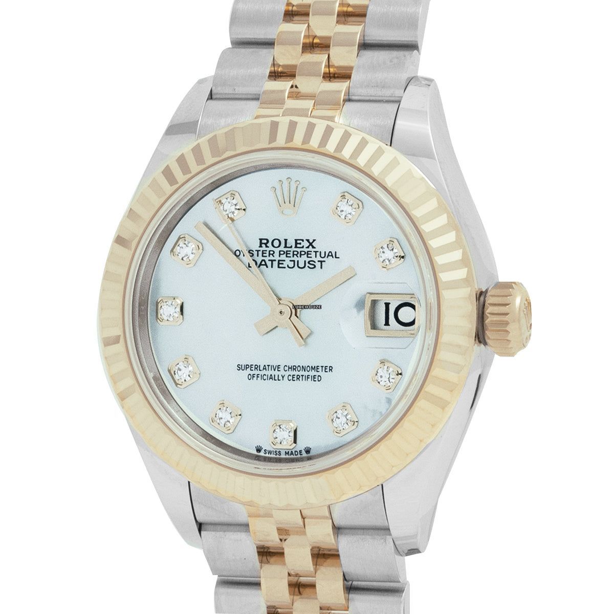 Rolex Lady Datejust 28 279173NG White Mop Jubilee
