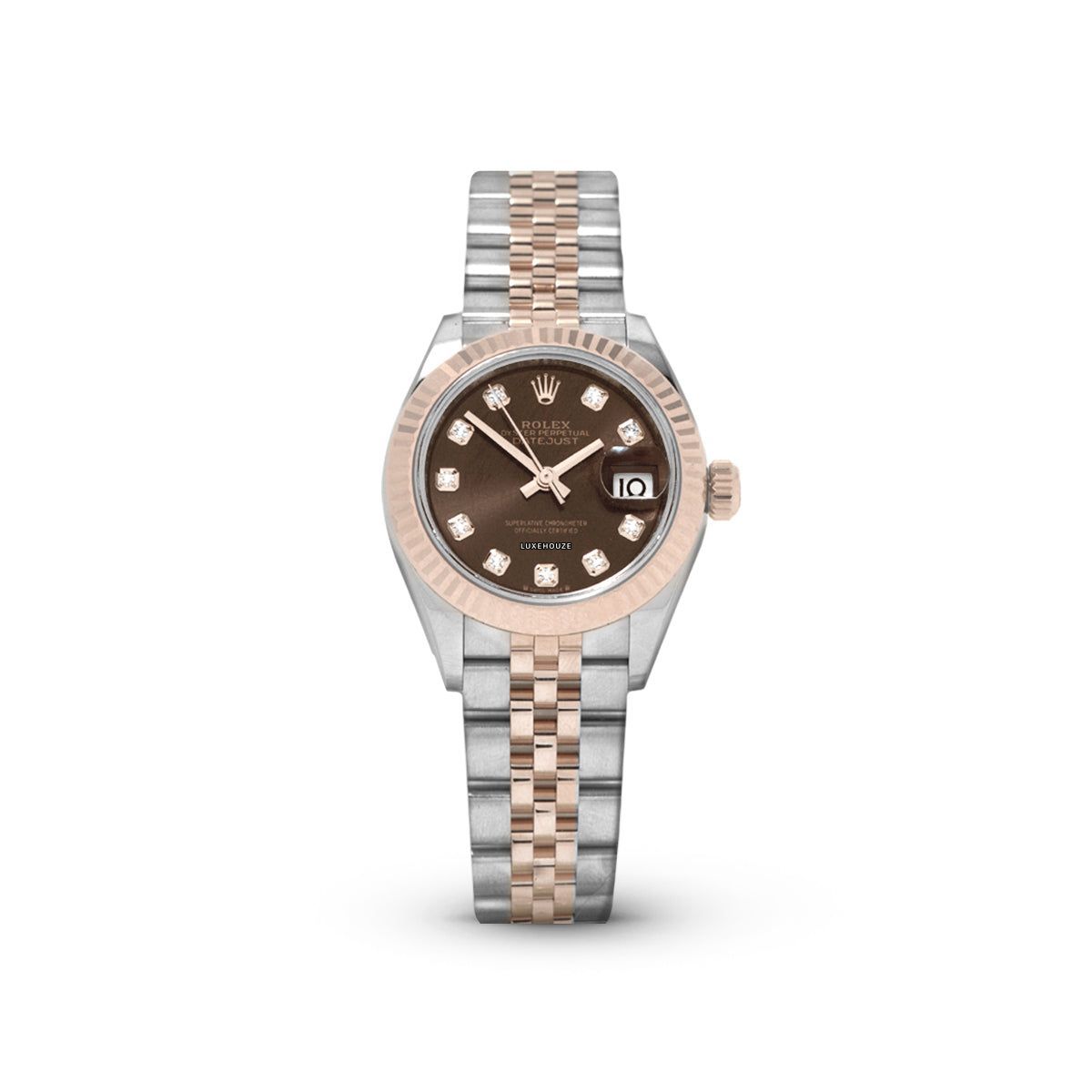 Rolex Lady Datejust 28 279171G Choco Jubilee