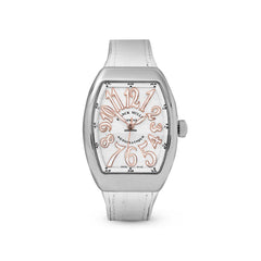 Franck Muller Vanguard Vanguard V 32 SC AT FO AC.BLC (BLC.BLC 5N) (White Dial, White Numbers)