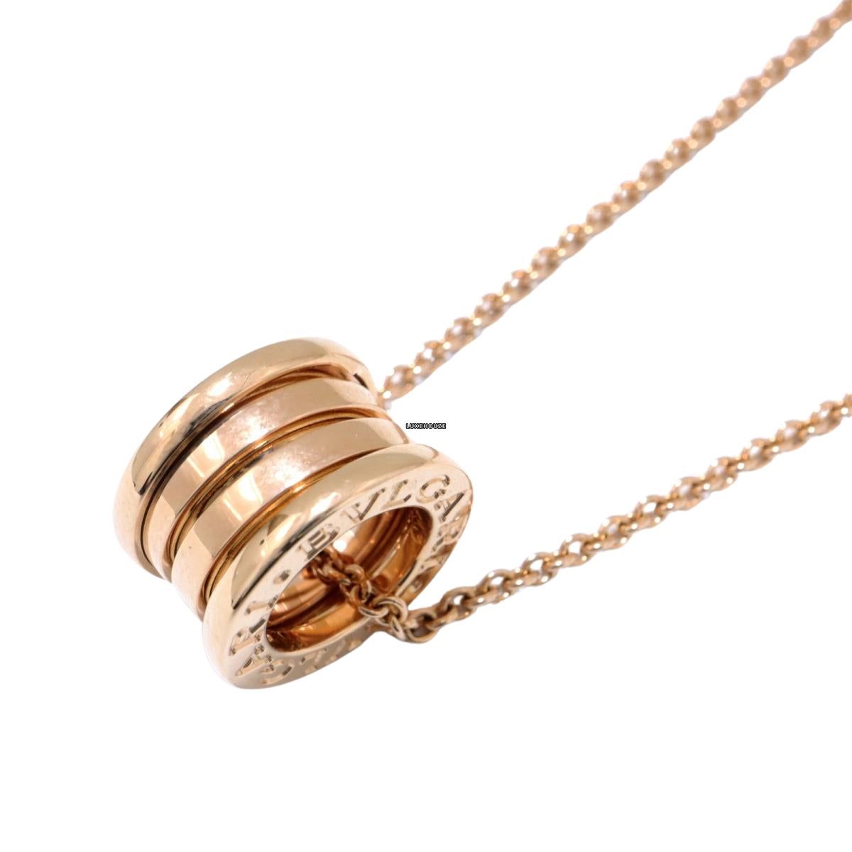 Bulgari B.ZERO1 NECKLACE 335924 Rose Gold