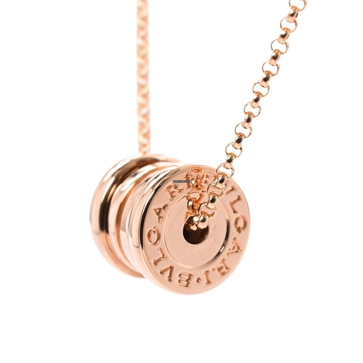 Bulgari B.ZERO1 NECKLACE 357255 Rose Gold