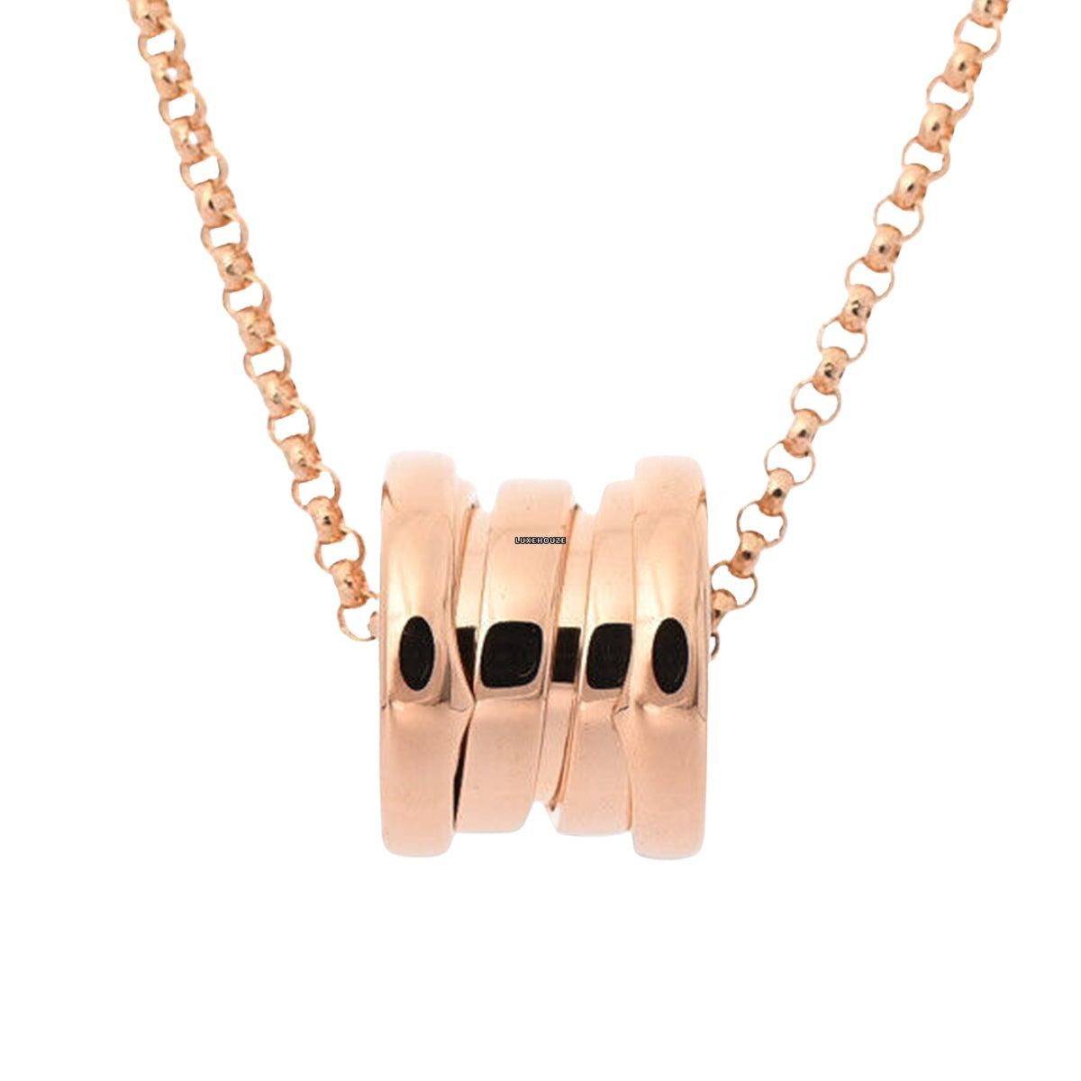 Bulgari B.ZERO1 NECKLACE 357255 Rose Gold