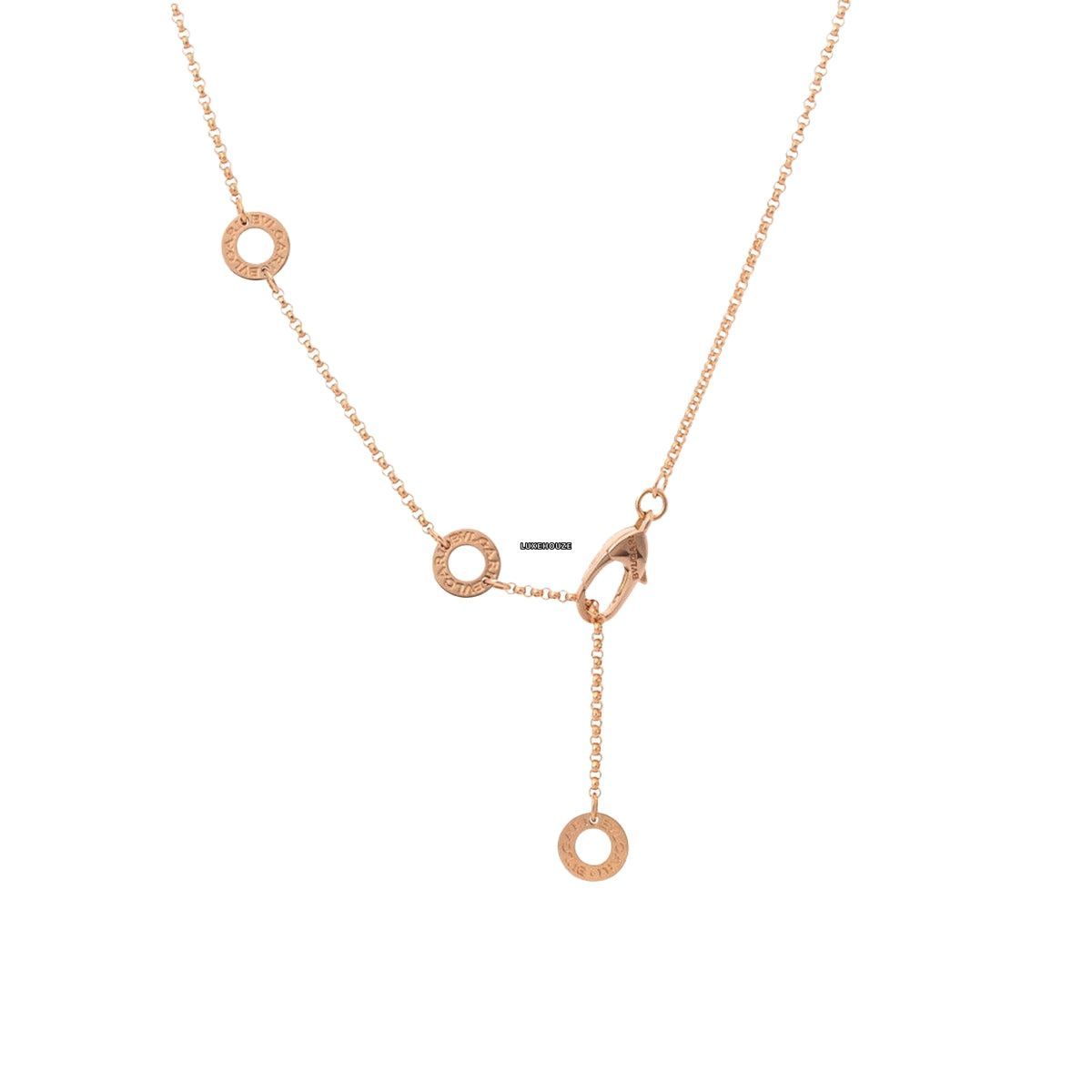 Bulgari B.ZERO1 NECKLACE 357255 Rose Gold