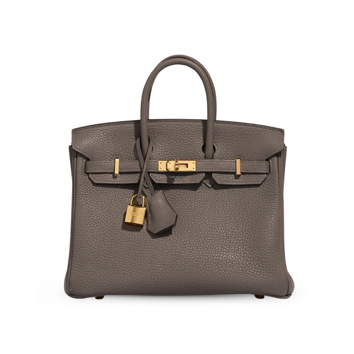 Hermes Birkin 25 Gris Meyer Togo GHW W