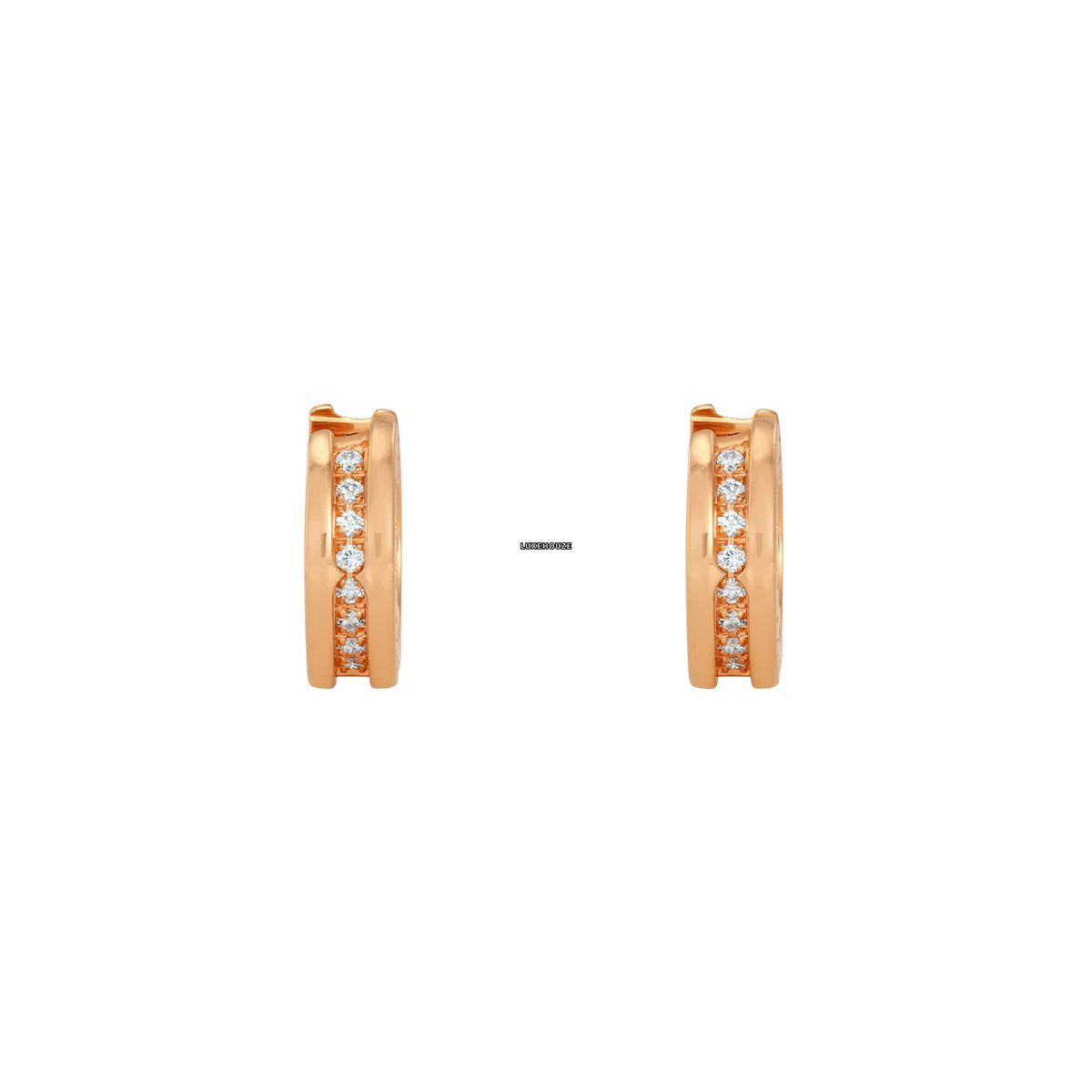 Bulgari B.ZERO1 EARRINGS 348036 Rose Gold