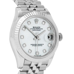 Rolex Datejust 31 278274NG White MOP Jubilee