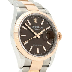 Rolex Datejust 36 126231 Choco Index Oyster