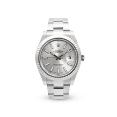 Rolex Datejust 41 116334 Silver Oyster