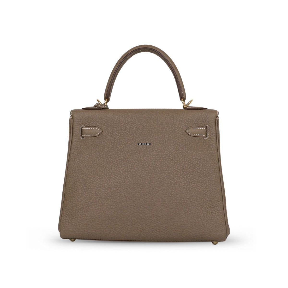 Hermes Kelly 25 Etoupe Togo GHW B 