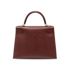 Hermes Kelly 28 Rouge H Epsom Sellier GHW W