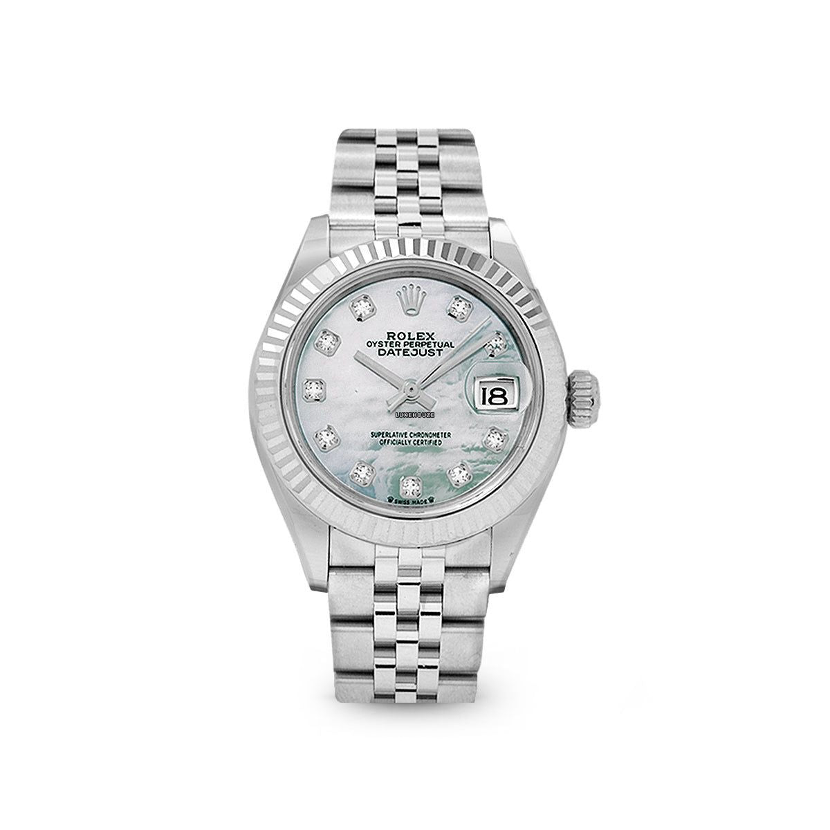 Rolex Lady Datejust 28 279174NG White MOP Jubilee