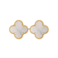 Van Cleef & Arpels Magic Alhambra Earrings 18K Yellow Gold Mother-of-pearl VCARA43700