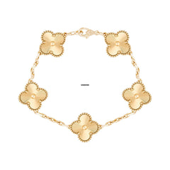 Van Cleef & Arpels Vintage Alhambra Bracelet 5 motifs 18K Yellow Gold VCARP3JK00