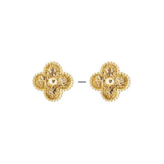 Van Cleef & Arpels Vintage Alhambra Earrings 18K Yellow Gold VCARO1IH00