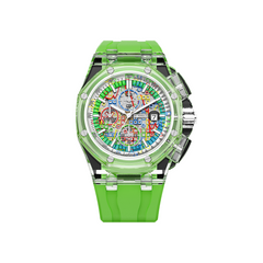 AET Remould Artist Collection Royal Oak Offshore - Grid Game Sapphire