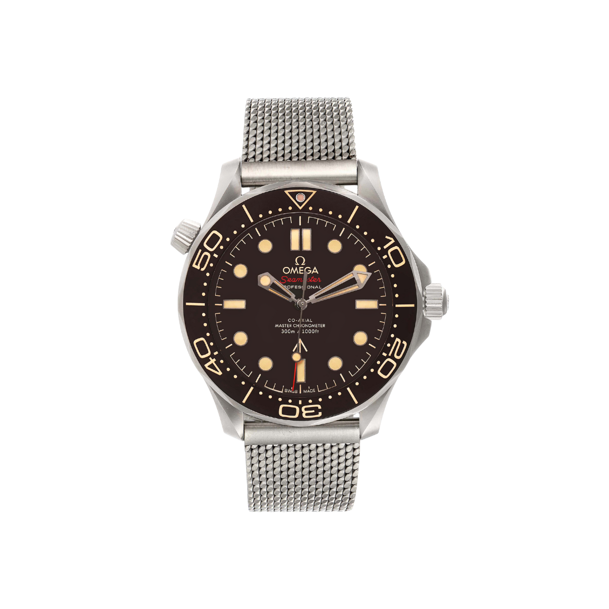 Omega Seamaster Diver 300M 21090422001001 Bracelet, James Bond Edition Brown